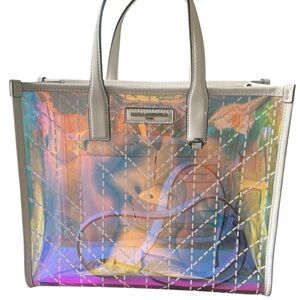 Karl Lagerfeld Stylish Iridescent Tote Bag Big